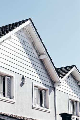 house with solar roof image